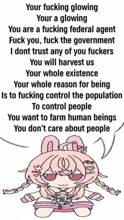 Attention please, attention please. To every fed fascist Democrat here (new Fed tactic) attempting to gaslight us once more.