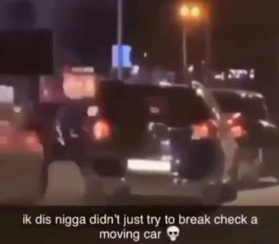 HMFT after I try to sidestep an automobile