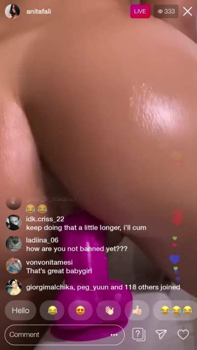 Enjoying herself LIVE