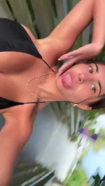 Showing off her talents