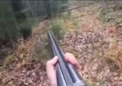 Do you guys have a backup plan? I&rsquo;ll bet this dude went out for birds and found himself a bear.