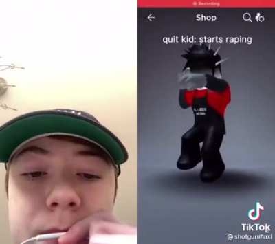 Starts raping
