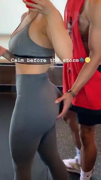 "Calm before the storm"--I can only imagine what the storm is based on this vid