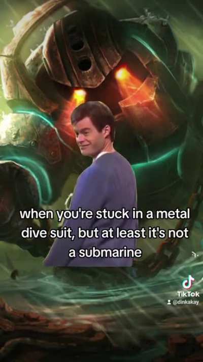 metal dive suit &amp;gt; a sub