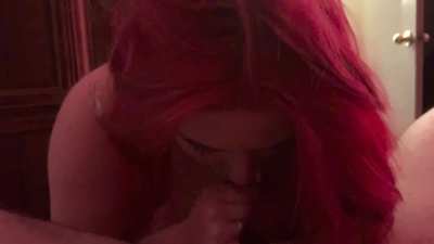 My sted-dad taught me how to suck dick real good, he always beat me when I did a bad job or used my teeth so now I suck that cum out nice and smoothely