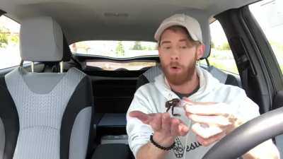 Brandon eats a spider