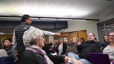 Blatant racism at parents meeting