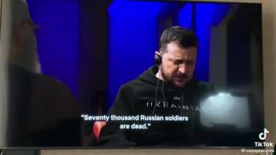 What happens when you are losing a war against a country led by a comedian.
