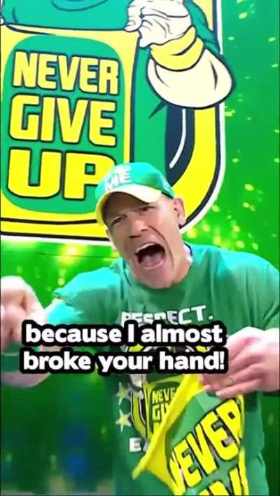 Cena and Stu the Cameraman&rsquo;s friendship