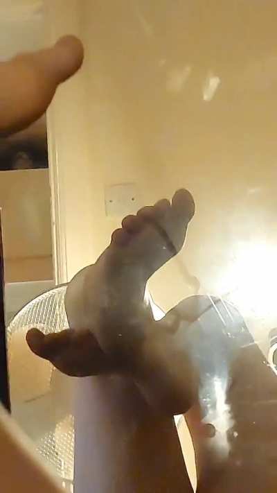 My GF loves to show off her feet. :)