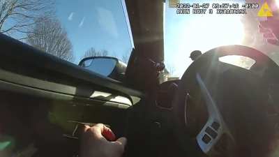 Rubbernecking a police stop