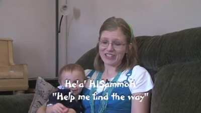Mormon lady sings “I am a Child of God” in Klingon. Pain.