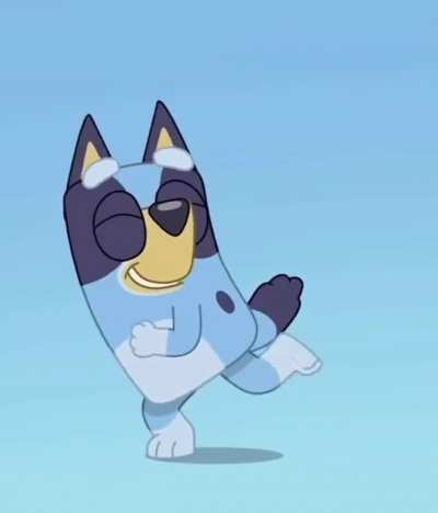 bluey jamming to hive mind
