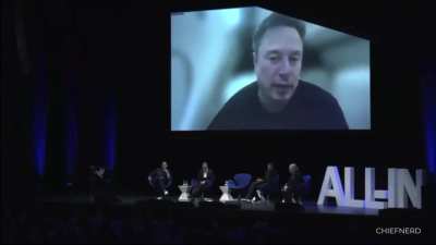 &ldquo;We figured out that this was kind of like a Pearl Harbor like attack&rdquo;

 Elon explains that the government has no authority of private companies and he does not want to participate in a major act of war.