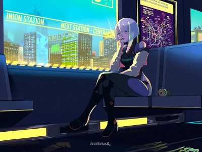[A] Drawing &amp;amp; Animating Lucy from Cyberpunk Edgerunners
