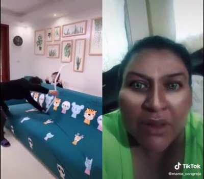 Y el bebe 😡😀
