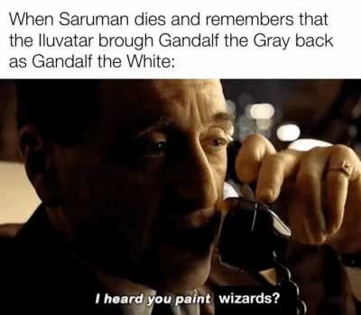 &ldquo;I&rsquo;ll settle for Saruman the Brown guys&rdquo;