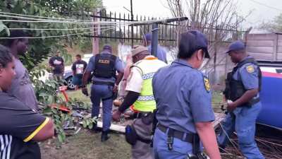 On Sunday evening, April 19, 2026, in the Ladysmith area (KwaZulu-Natal, South Africa), a  bakkie (pickup truck) lost control and crashed into a private residence.