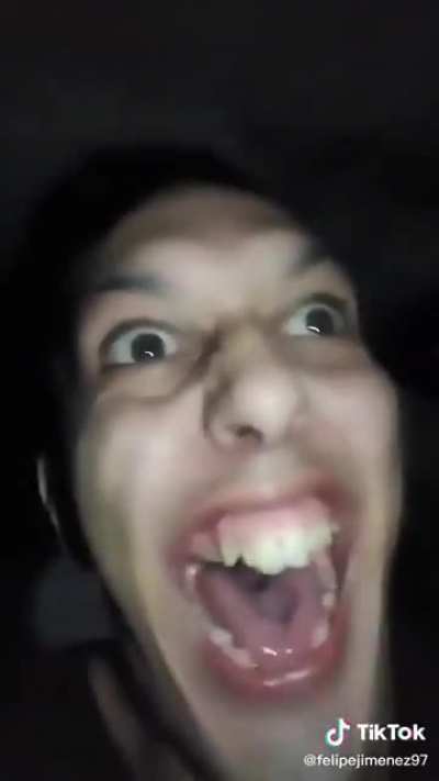 creepy lookin ass dude scares kids in sewer