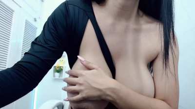 Big milky MILF boobs