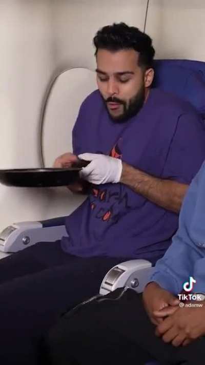 "Sir, I need you to put a mask on"