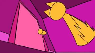 I animated some of "Soft Fuzzy Man" by Lemon Demon!
