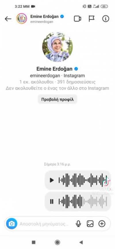 Frustrated young greek man warns erdogan&rsquo;s wife to stop the constant bullying.