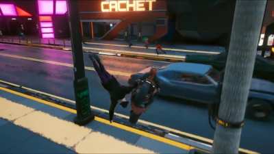 How to perform Randy Orton's famous RKO in Cyberpunk 2077 -EDIT FIXED