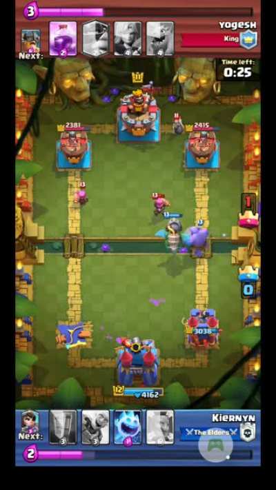 I honestly thought I was going to lose this match so I pulled a last ditch effort.
