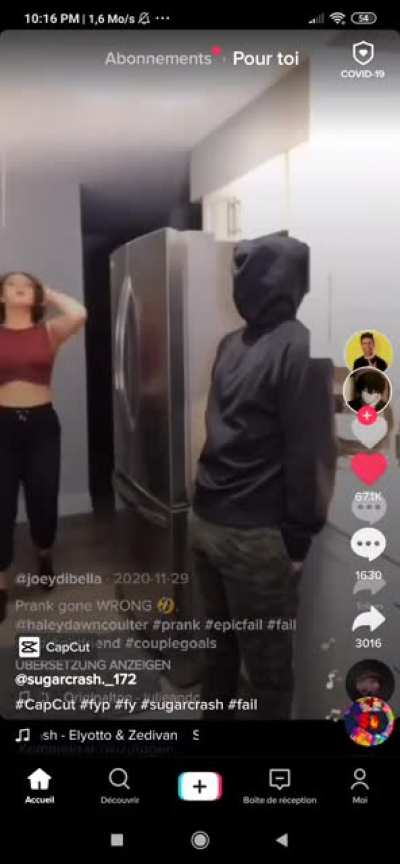 Prank gone wrong