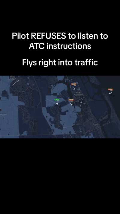 Pilot refuses to listen to control tower because "been living here 25 years" 
