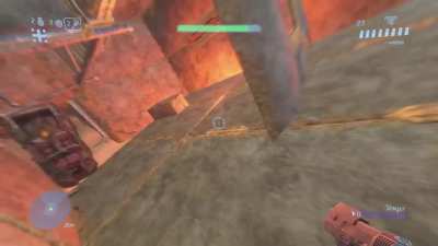 I wanted to push the bounds of Halo 3's forge and made a fully 45&deg; map. Warning: This may cause motion sickness