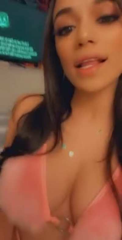 Savannah Sixx Popping Out Her Tit