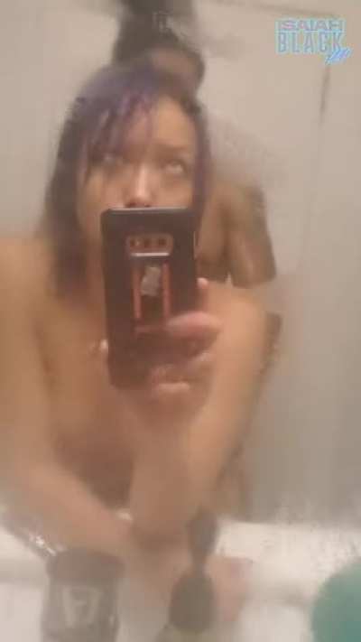 We took a shower and then got dirty again ;-)