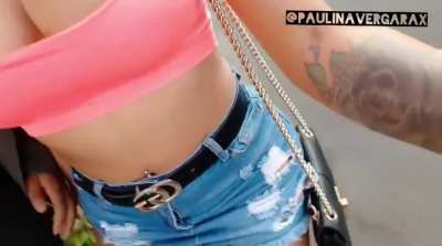 In public