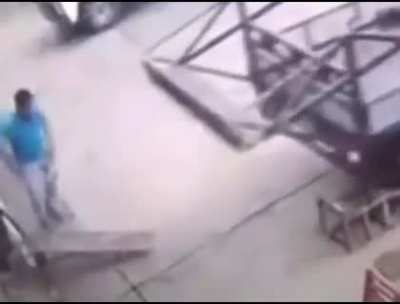 He would have died if it weren&rsquo;t for his god like reaction speed