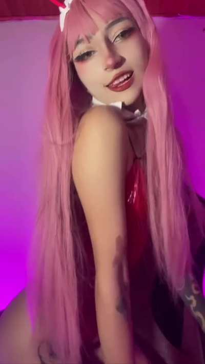 What do you think of my zero two cosplay?