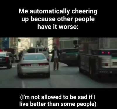 "Just be happy"