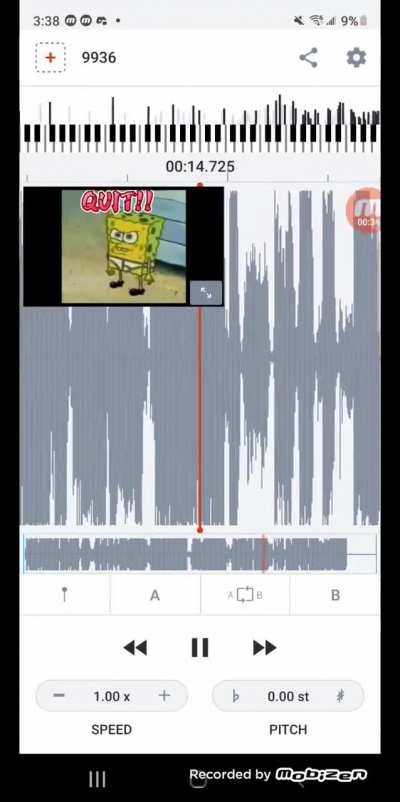 Spongebob is fead up with Mr krabs