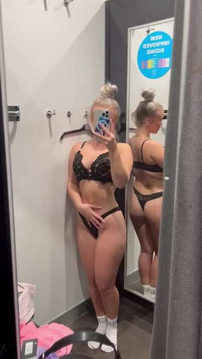 My biggest fantasy is getting fucked in the changing room