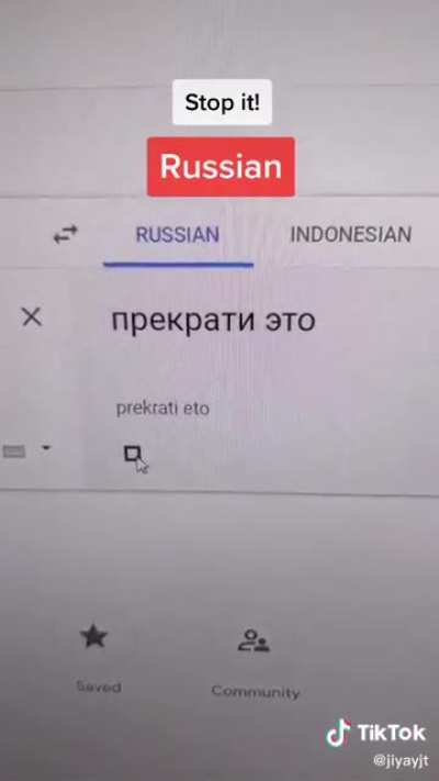Stop it!