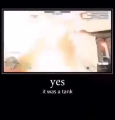 That&rsquo;s a tank
