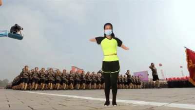 Myanmar Dancing Girl Visits North Korea