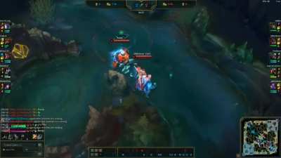 Was doing normals with a friend and enemy tahm aatrox did this abomination