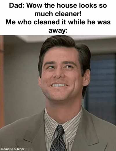 hehe, I cleaned it