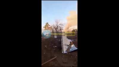 Report: Suspected Ukrainian drone raid on Russia's Engels Airbase, Saratov Region (Important strategic bomber/missile base) [Attack footage, photo/video, news/social media, &c.] Compiled March 20th, 2025