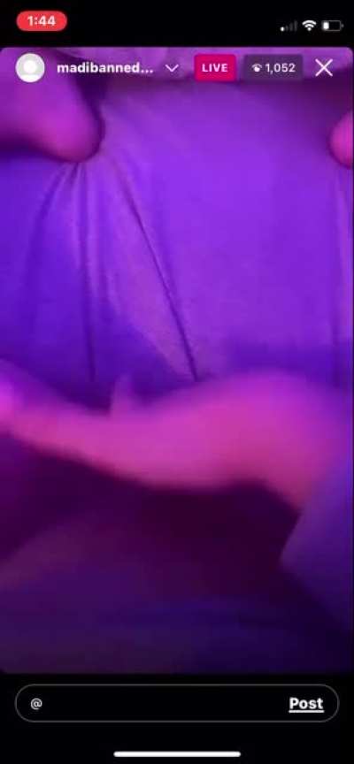 madibanned first pussy showing on live