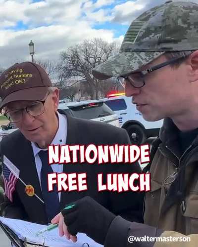 It was hard convincing Anti-Abortion protestors to feed children