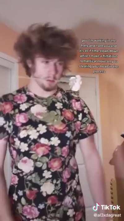 Dude be looking like he just came out of a fluff and dry