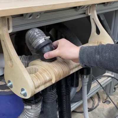 DIY workshop vacuum switcher